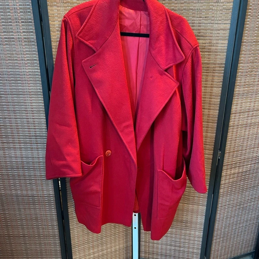 Red Peacoat